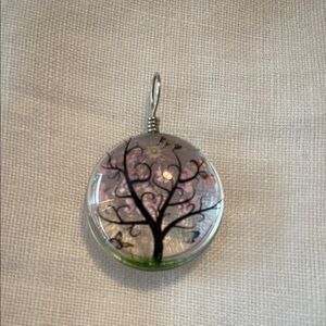 Pink Blossom Tree Pendant